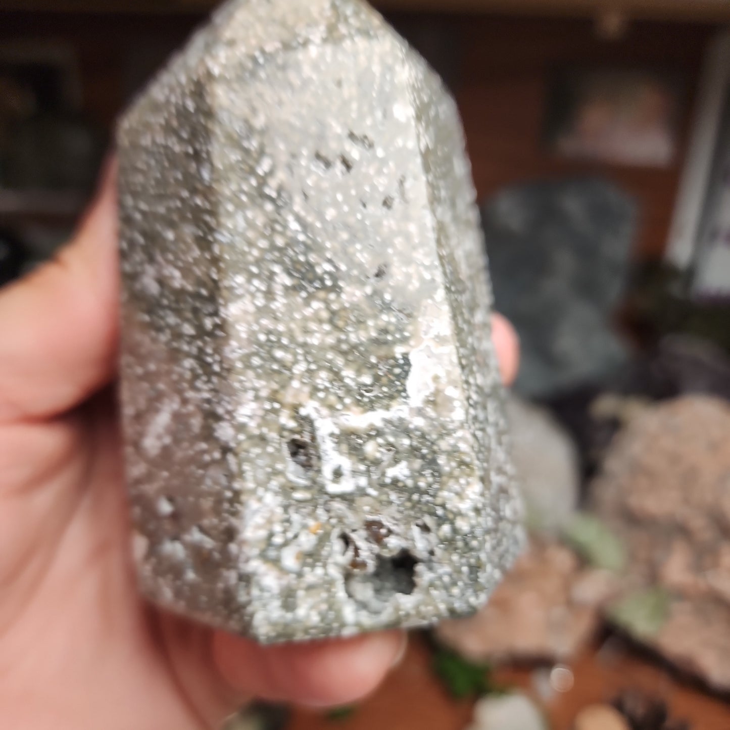 Ocean Jasper Druzy Tower