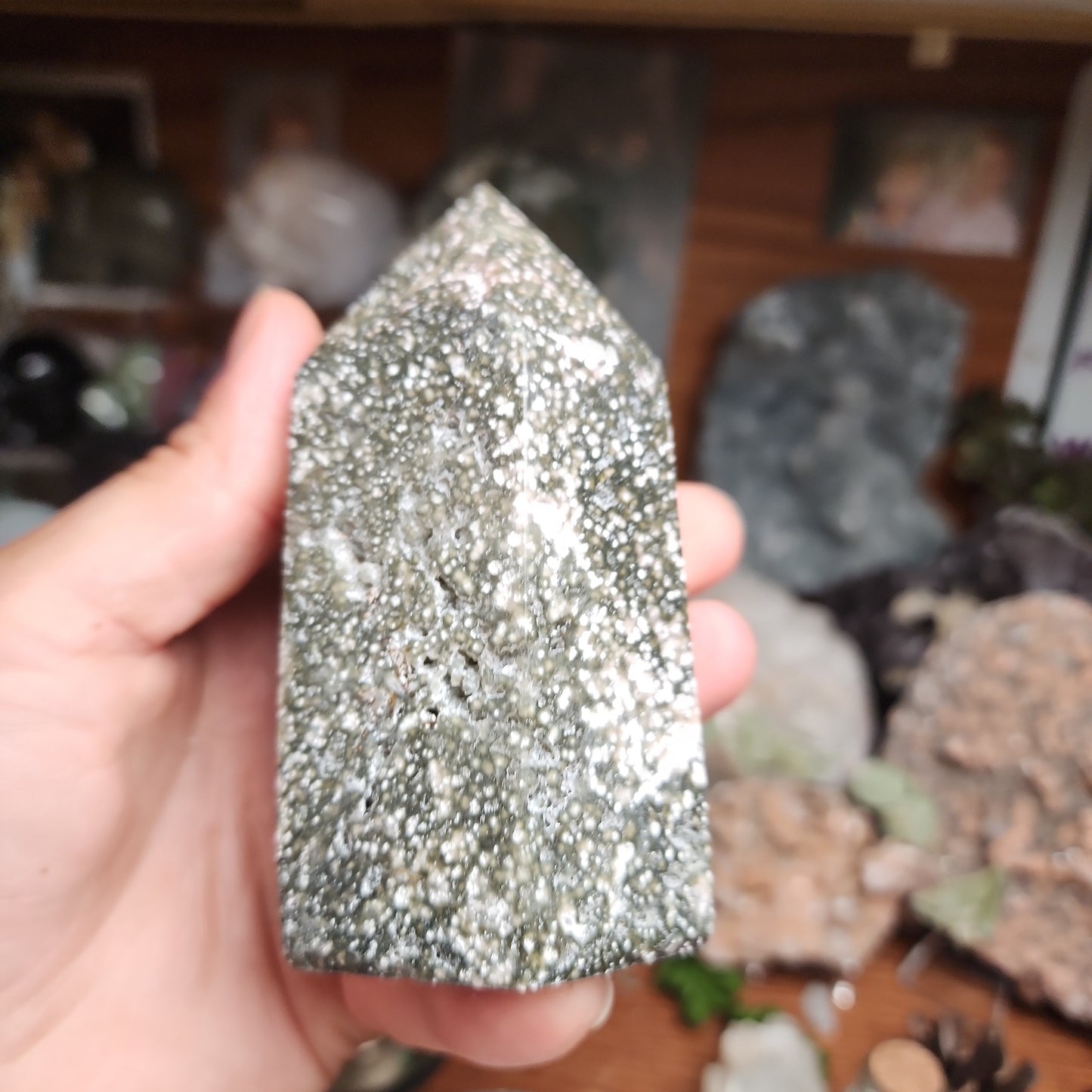 Ocean Jasper Druzy Tower
