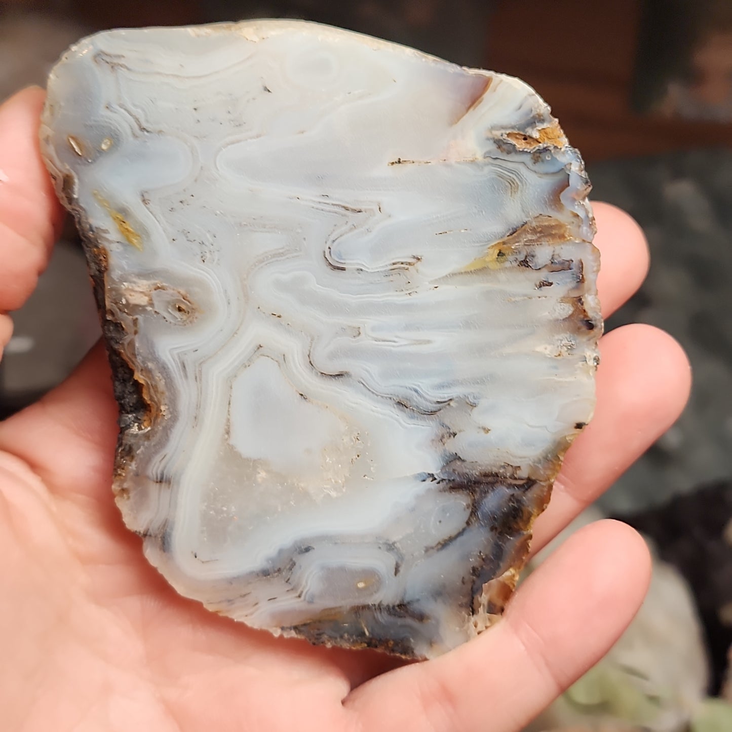 Dendritic Agate Slab