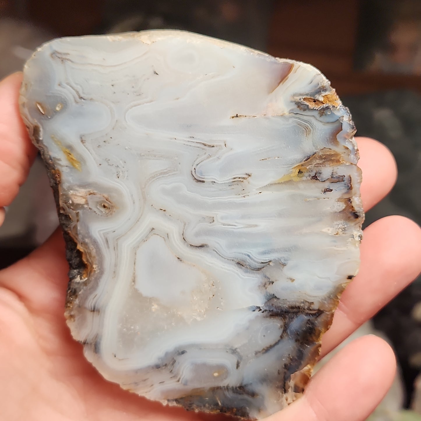 Dendritic Agate Slab