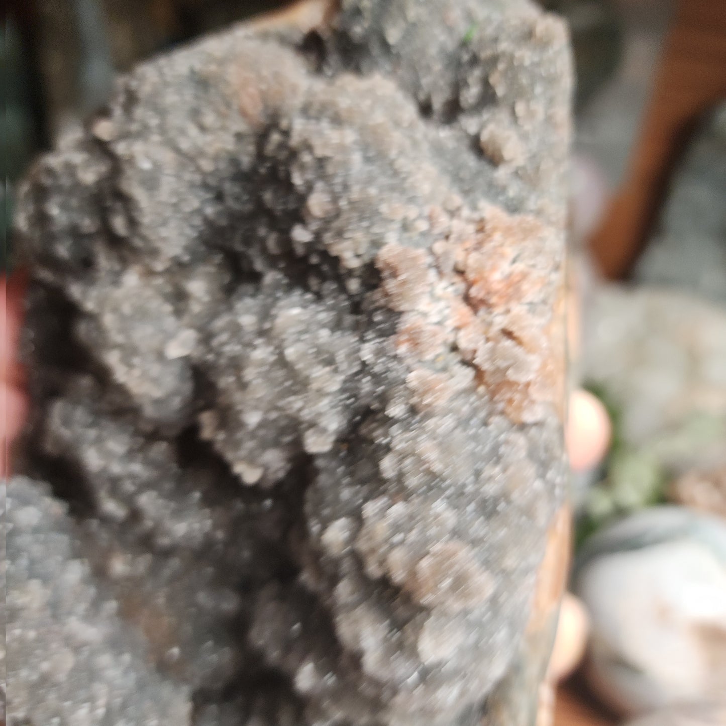 Large Black/Rainbow Amethyst Cluster