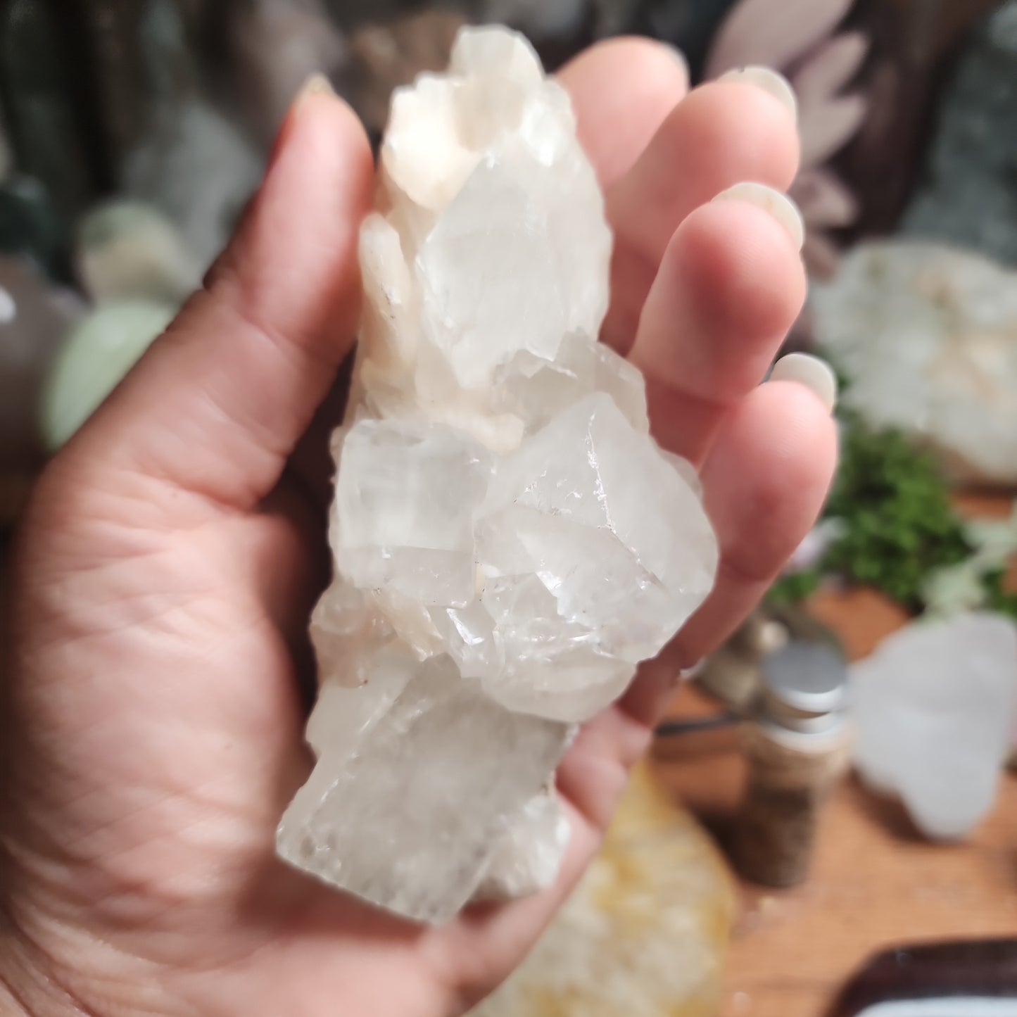 Apophylite & Stillbite Cluster