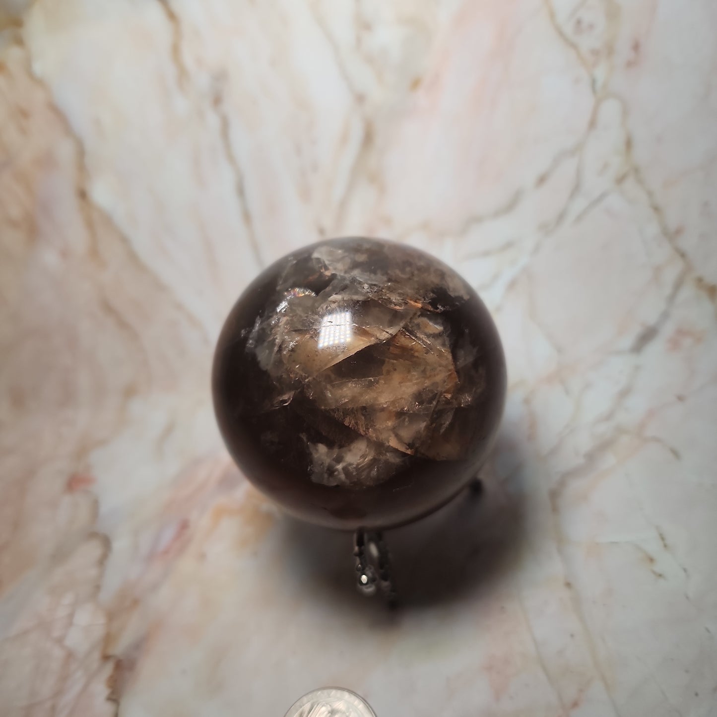 Hq Black Moonstone Sphere
