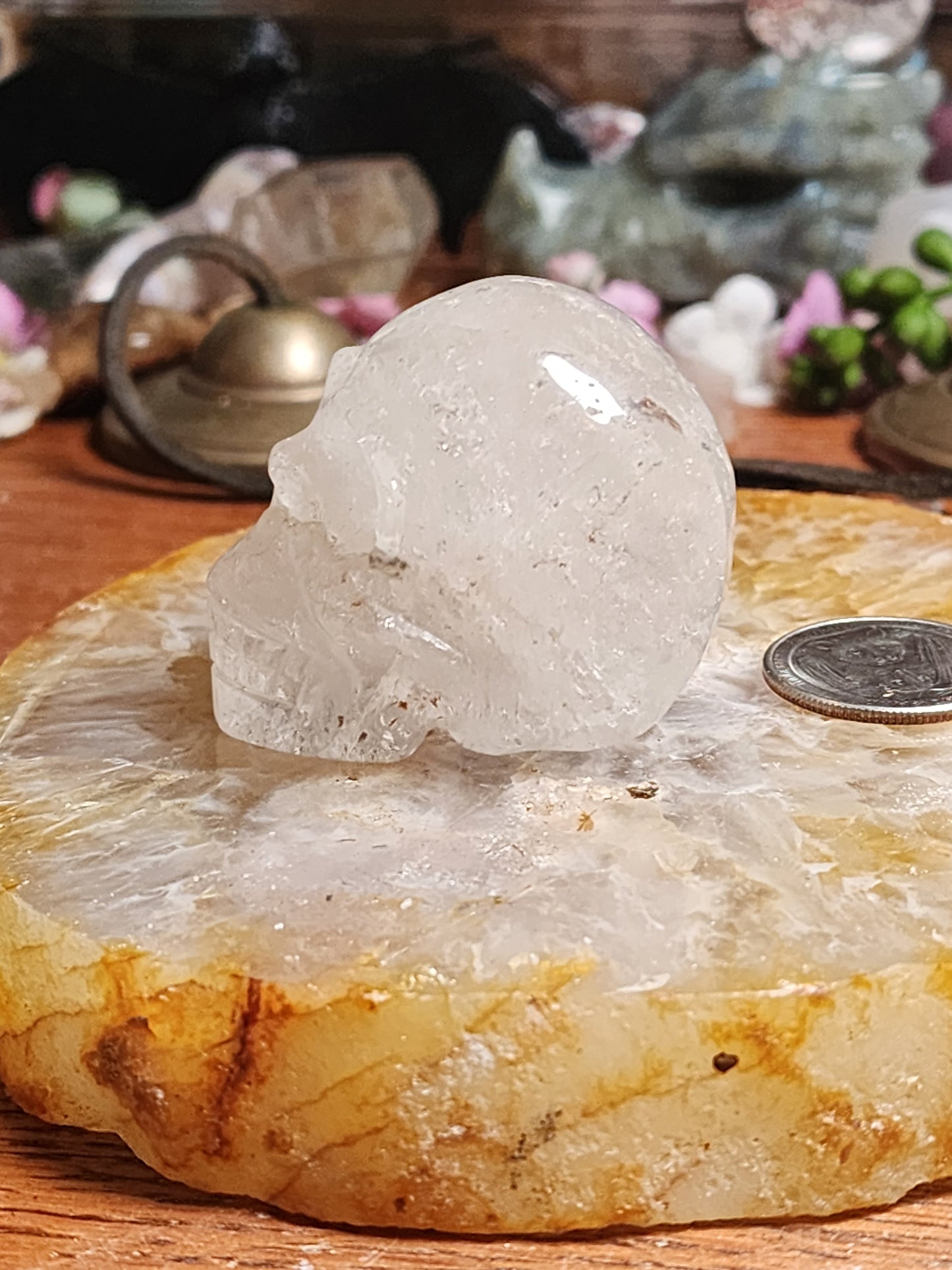 Clear Quartz Skull