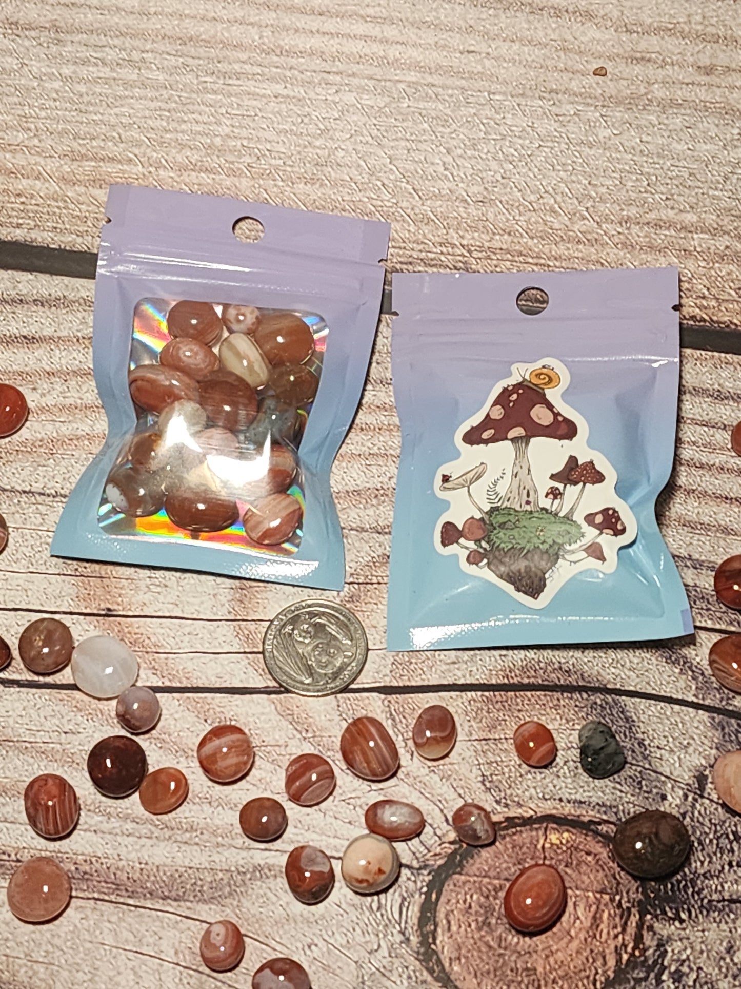 Carnelian Jelly Bean Mushroom Bag ๐