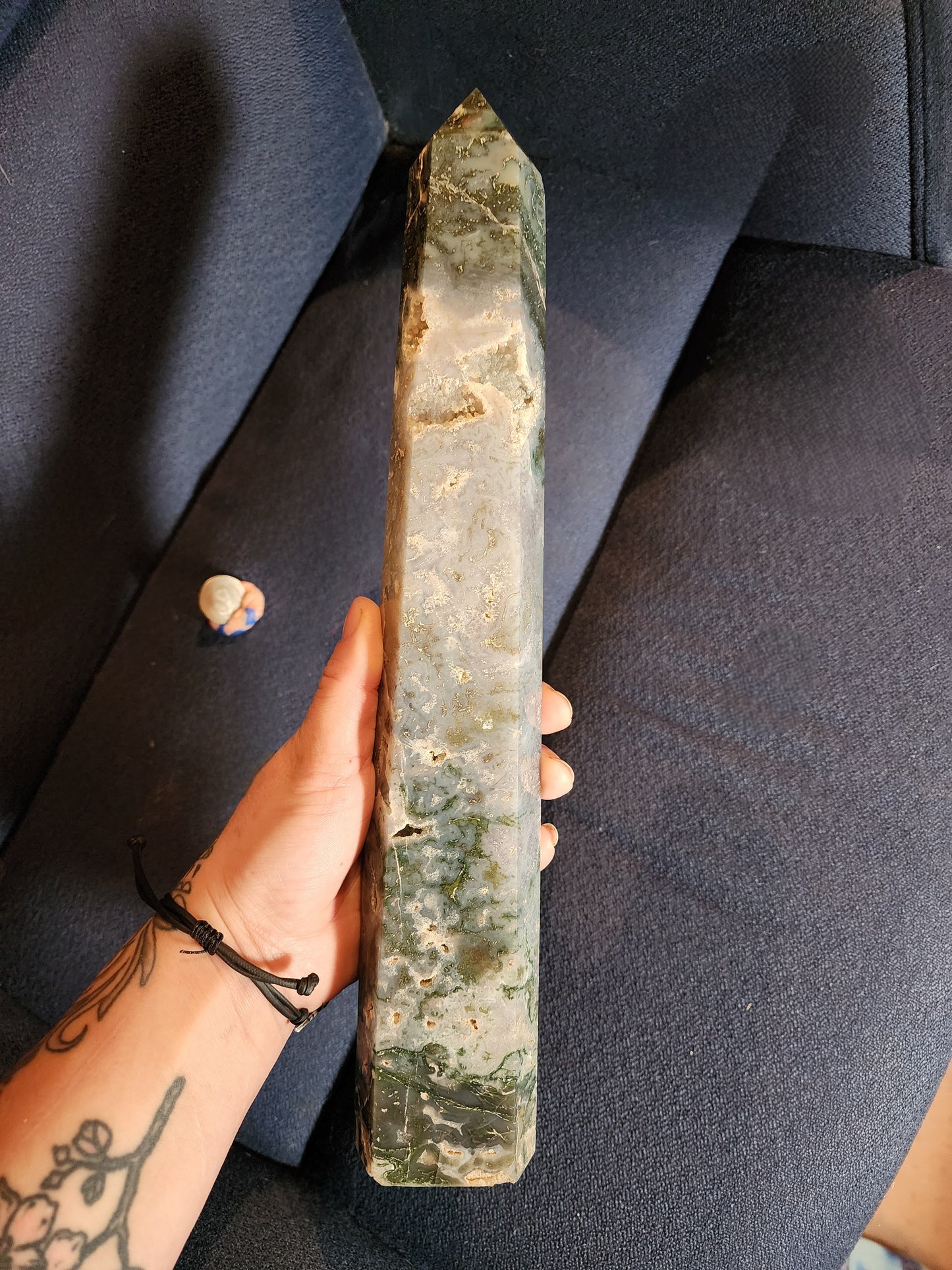 Moss Agate XLarge Tower