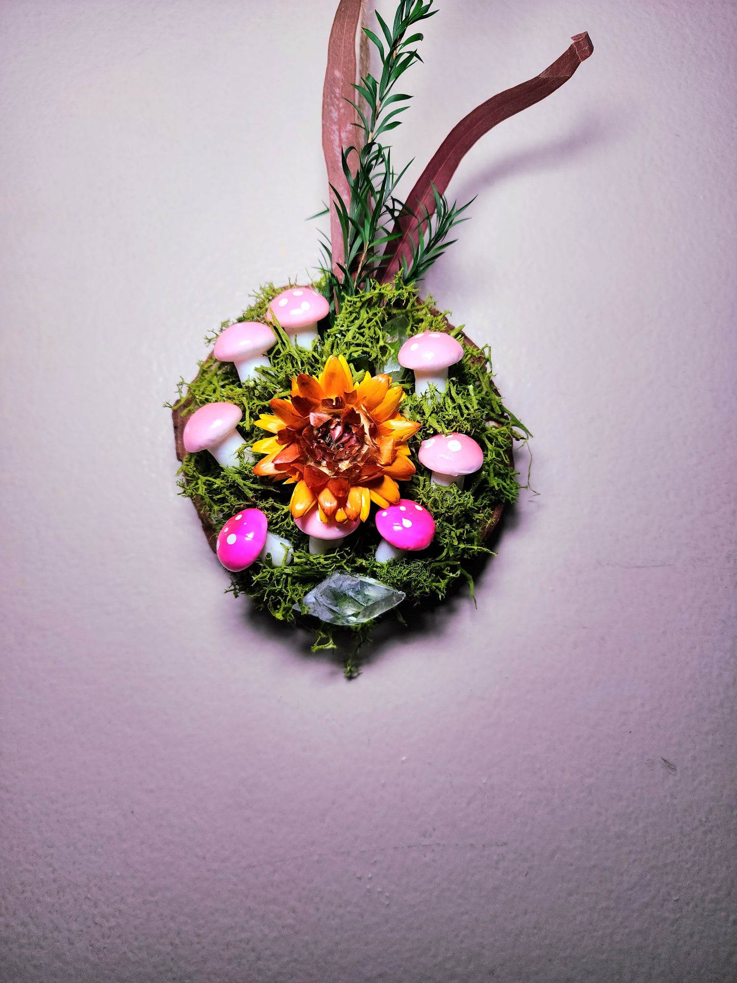 Mossy Fairy Circle Car/Wall Hanging