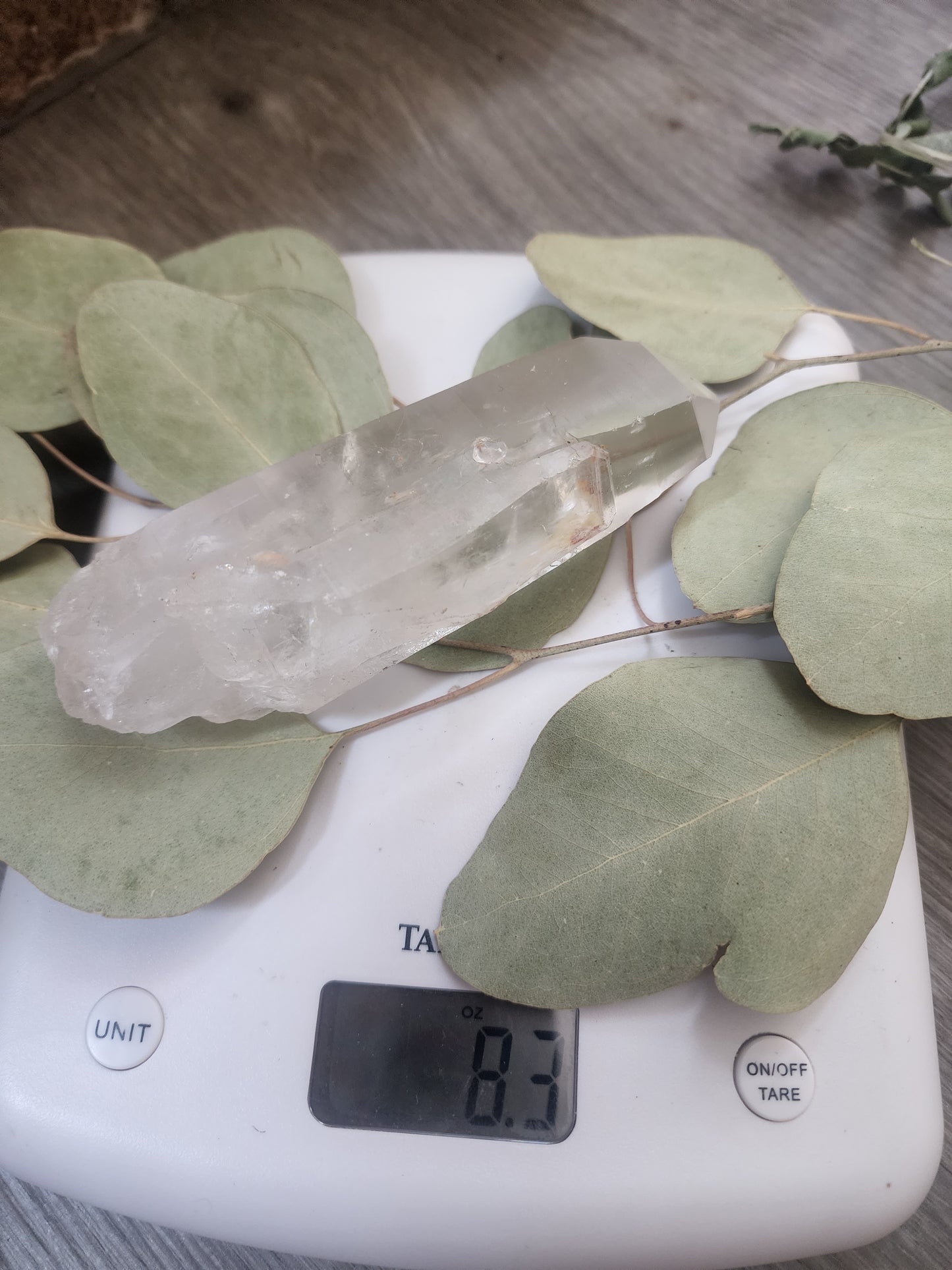 Large lemurian quartz point