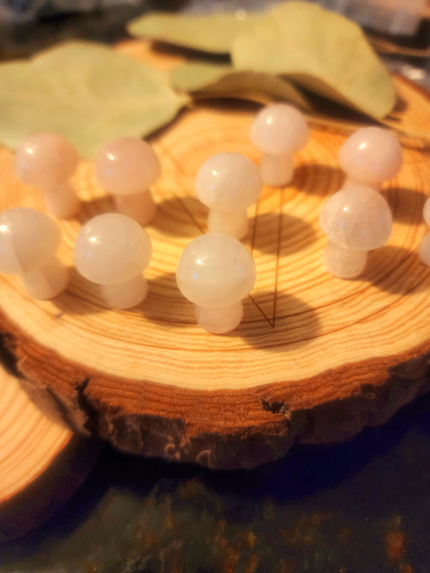 Rose quartz mini mushroom ๐