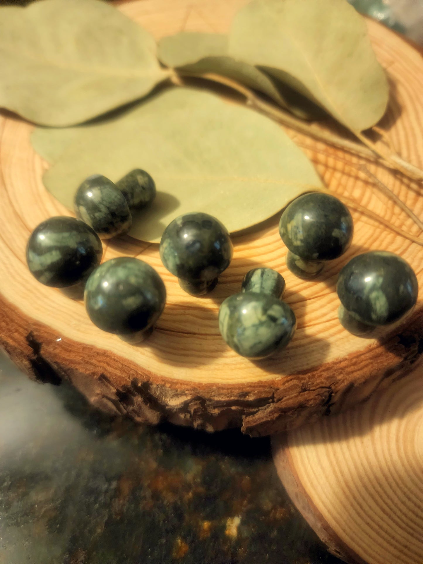 Kambaba jasper mini mushroom ๐
