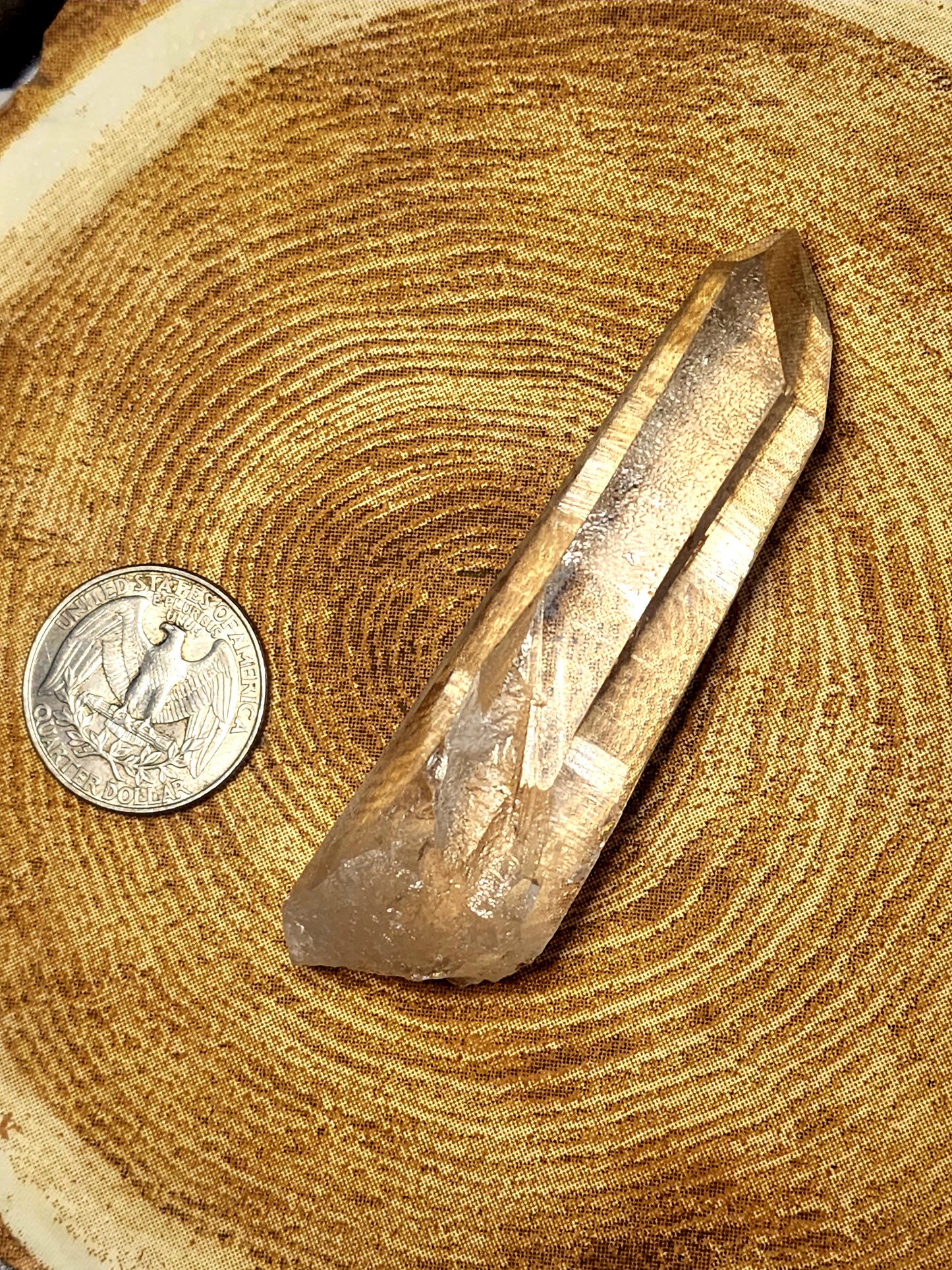 Lazer lemerian quartz point!!