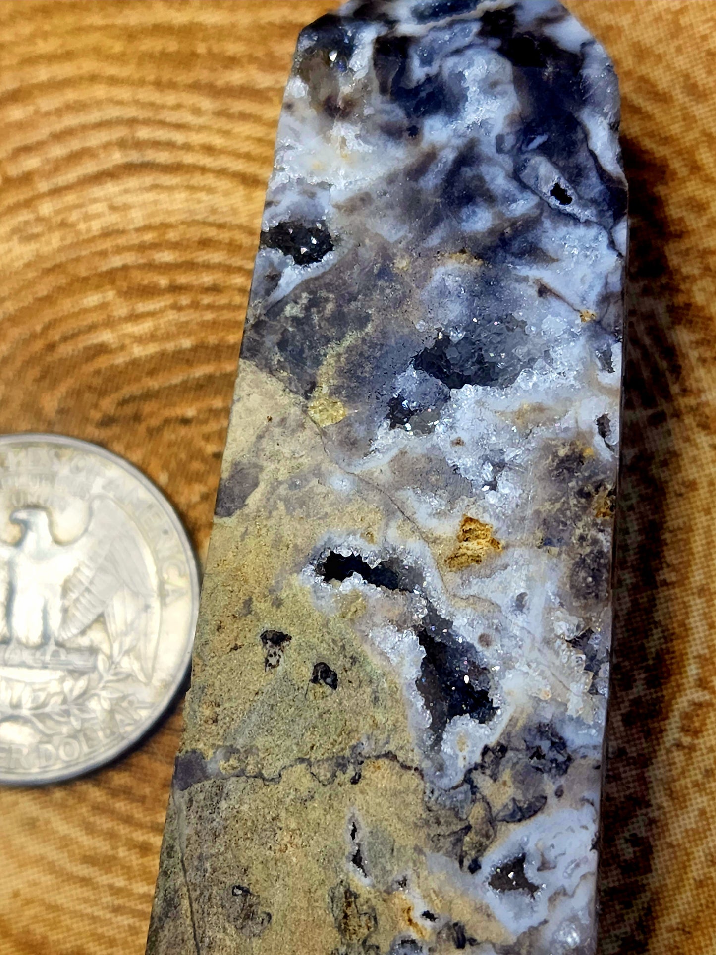 Druzy sphalerite tower!!