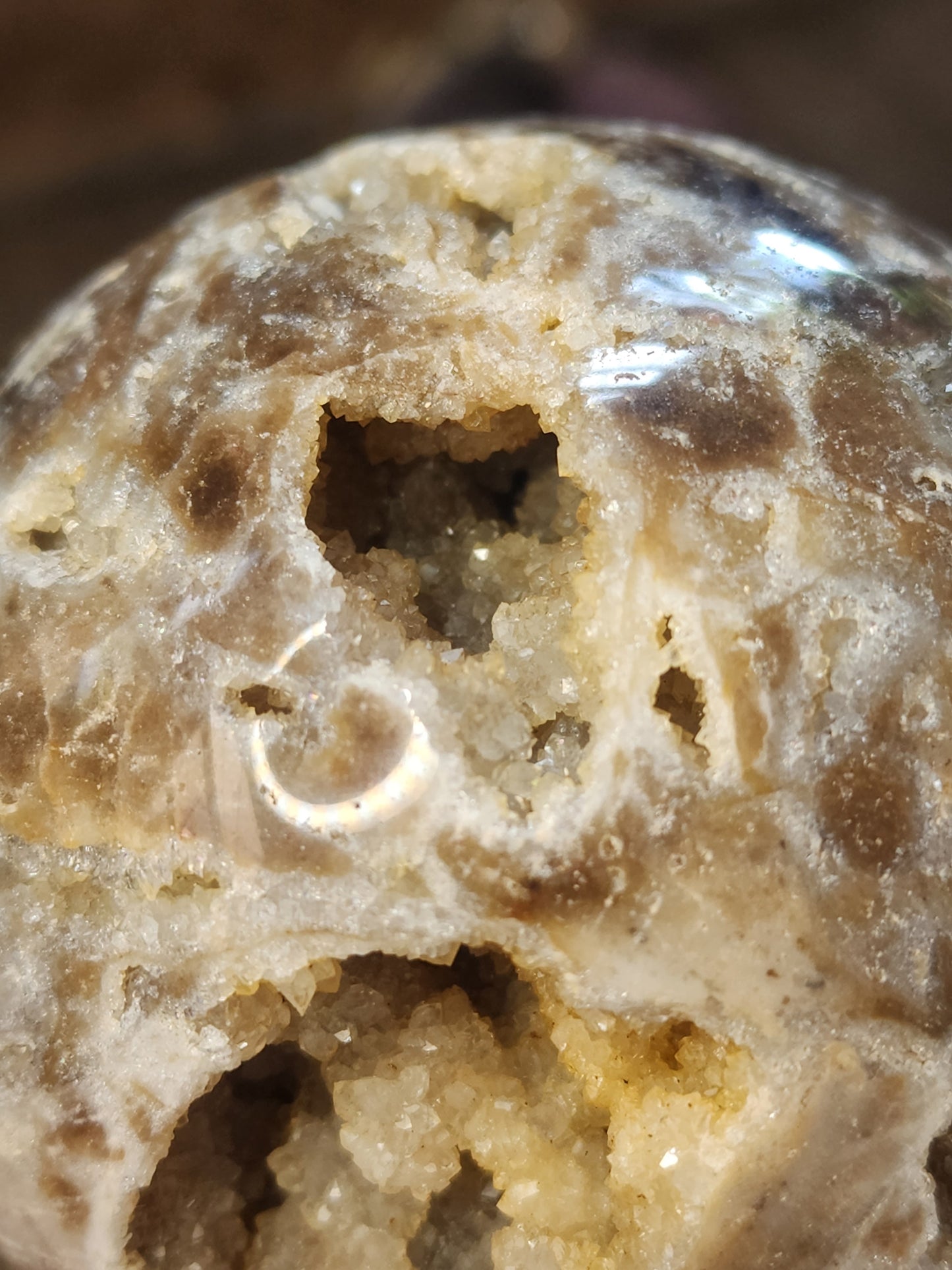 Sphalerite druzy sphere