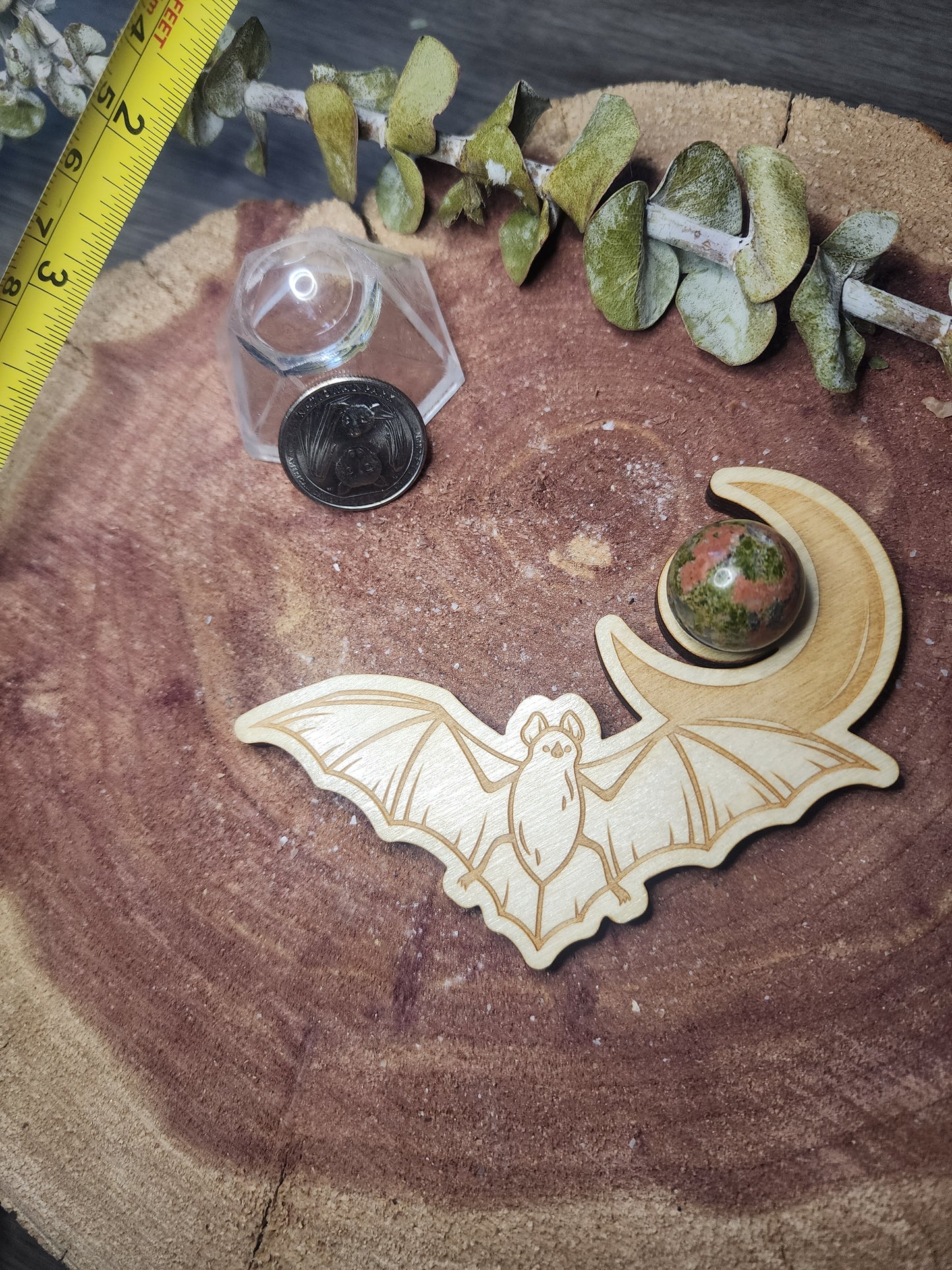 Bat ๐ฆ moon sphere holder!!