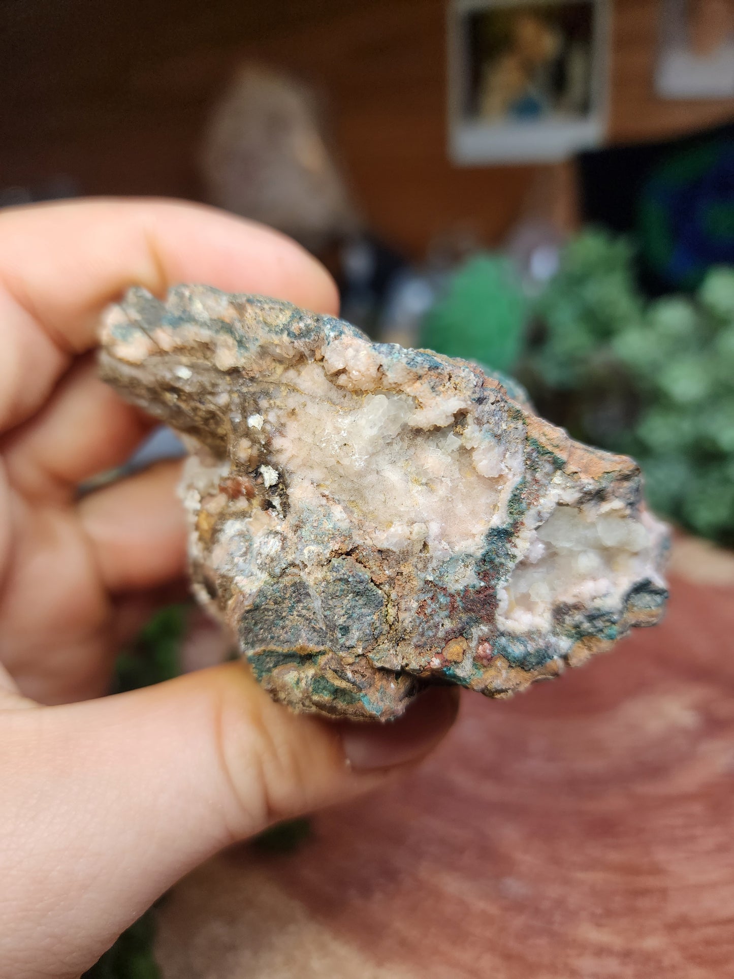 Pink amethyst raw druzy