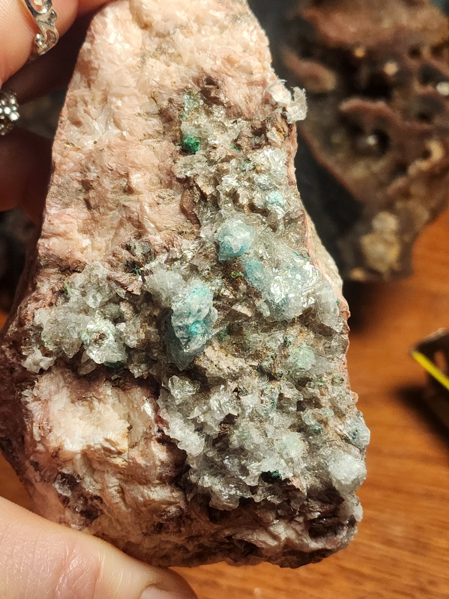 Dolomite with Malachite specimen