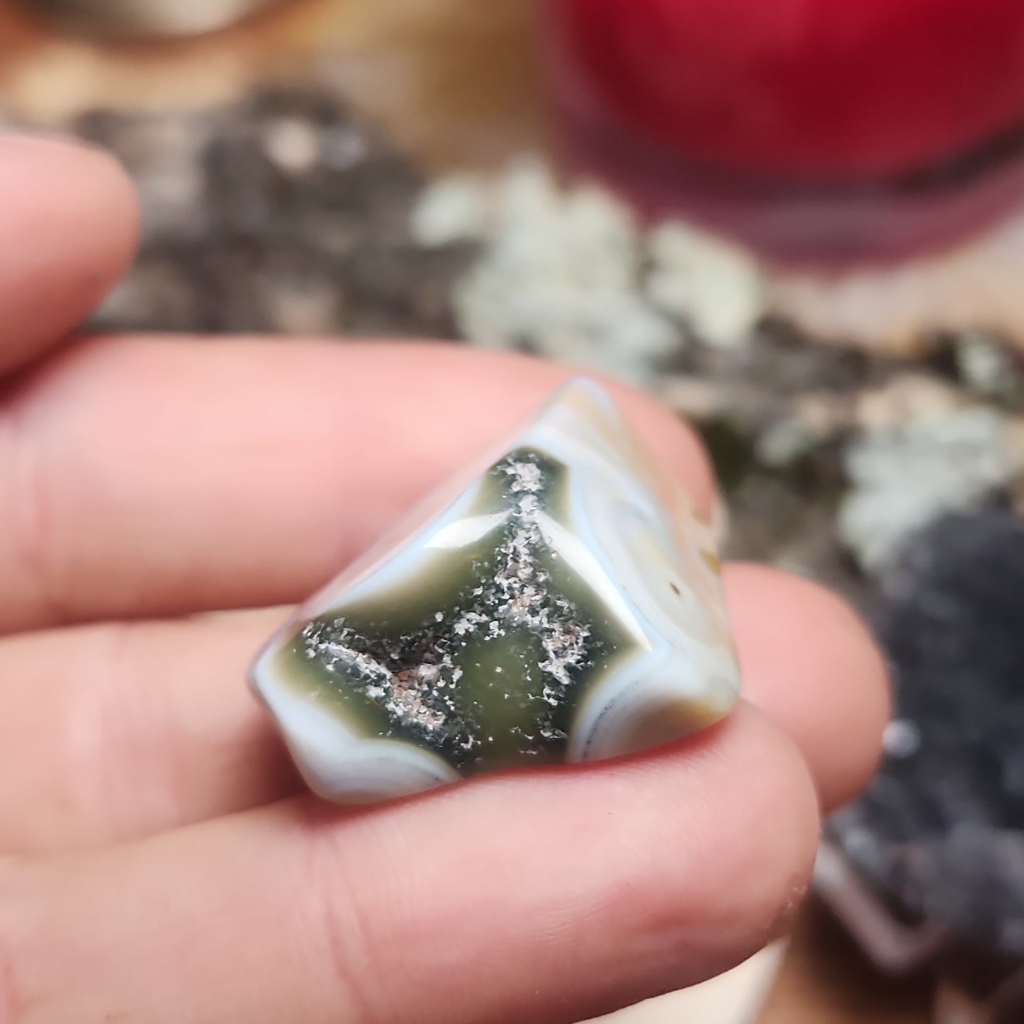 8th Vein Ocean Jasper Tumble