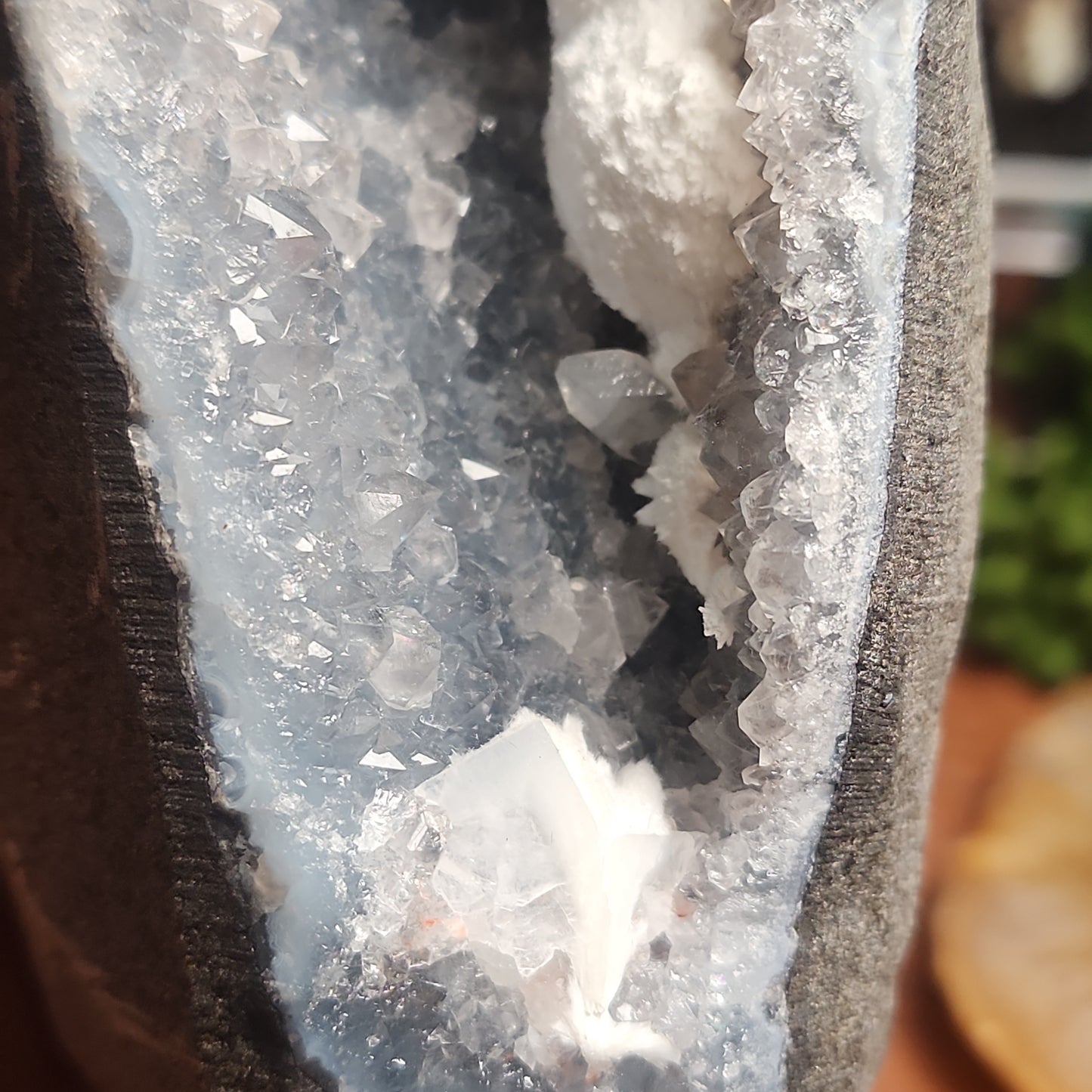 Chalcedony, Apophylite, Quartz and Okenite Cathedral