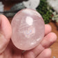 Rainbow Filled Rose Quartz Palmstone