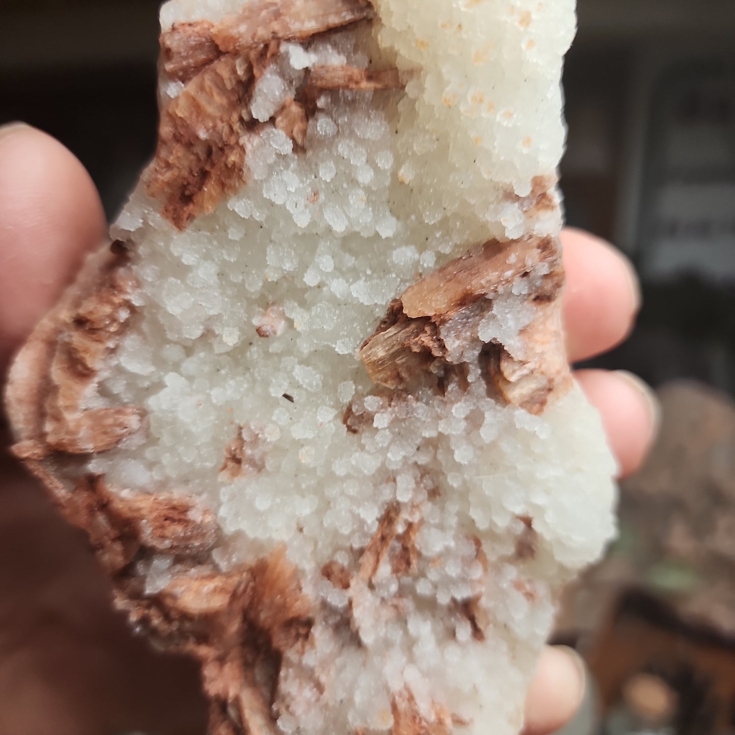 Stillbite & Chalcedony Cluster