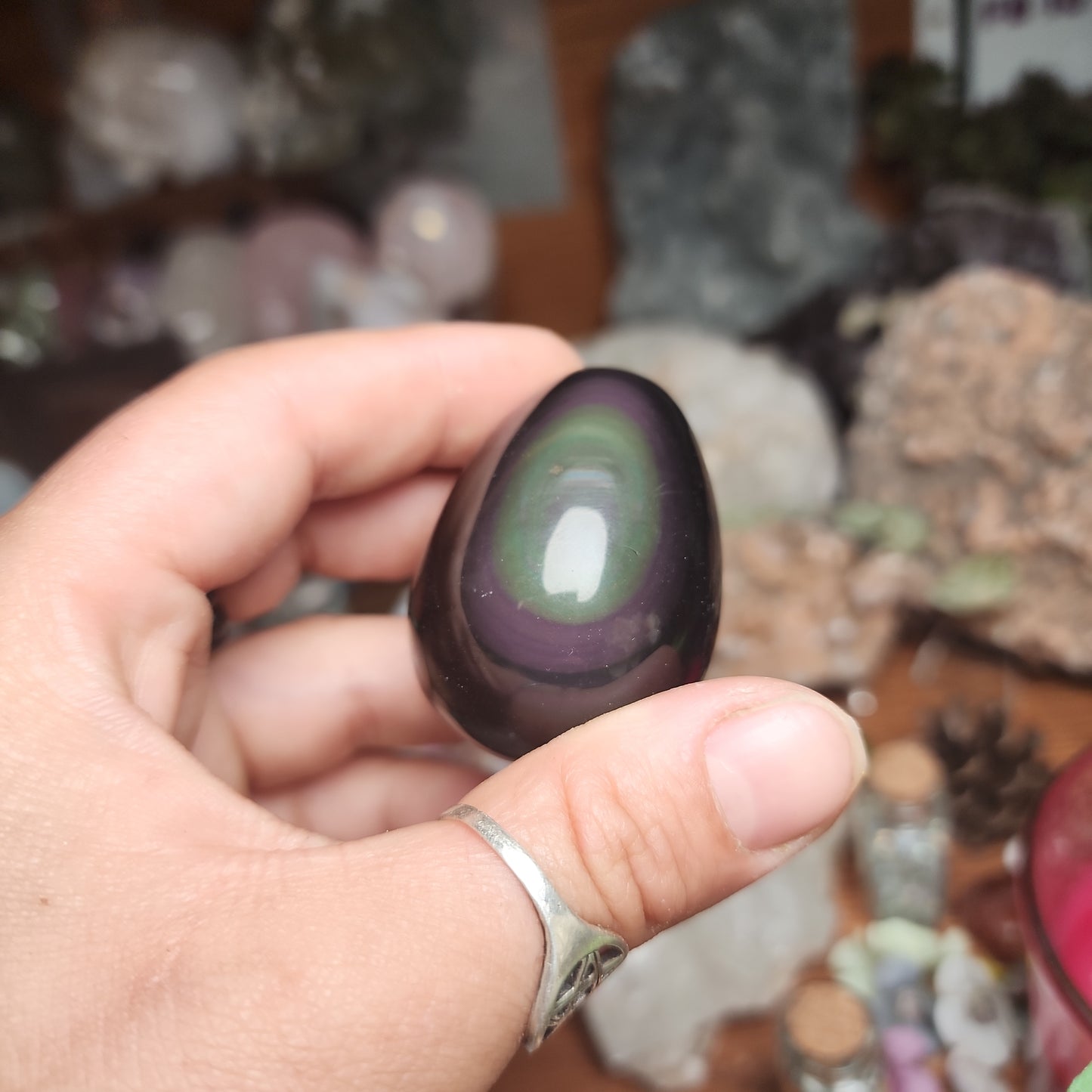 Rainbow Obsidian Egg