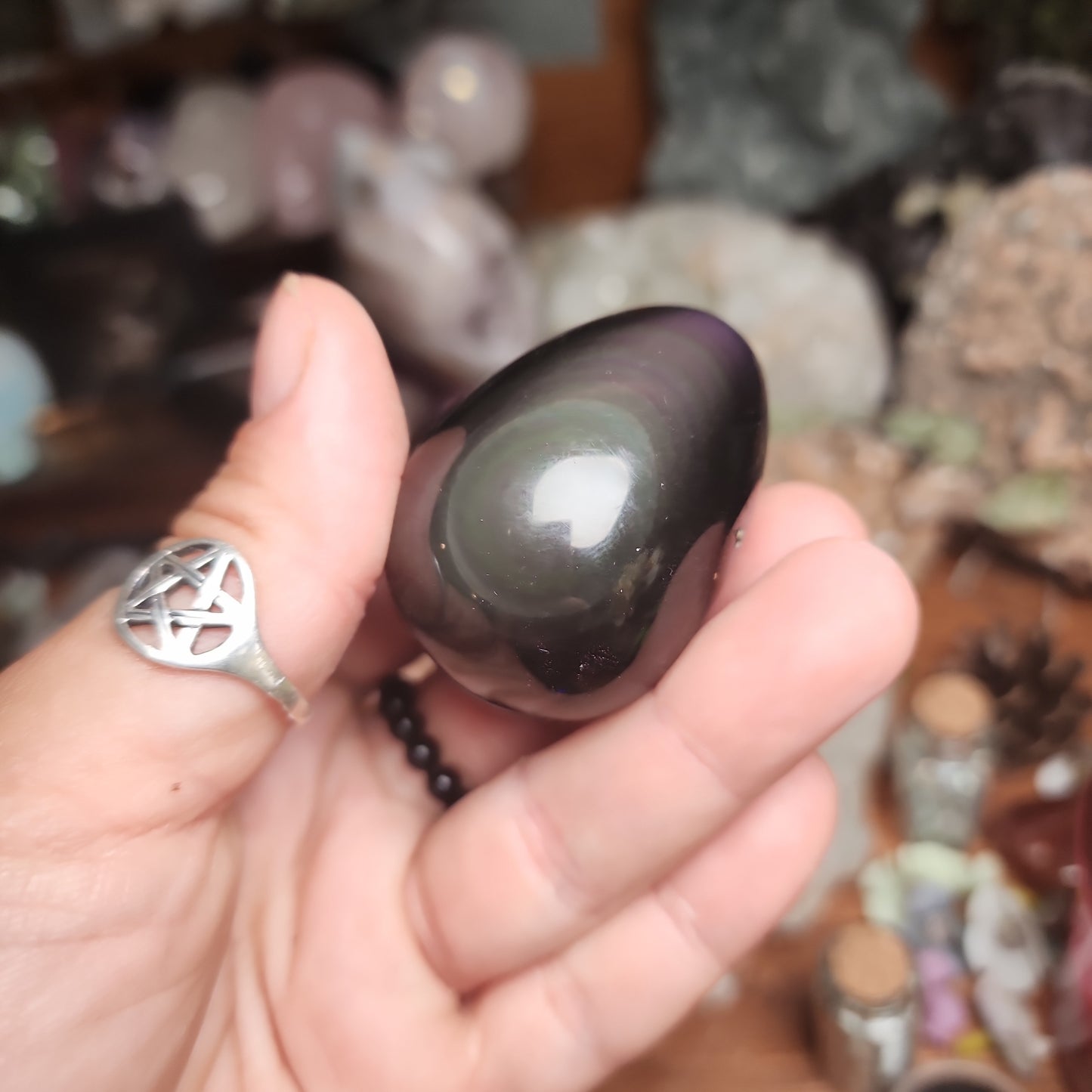 Rainbow Obsidian Egg