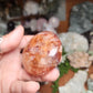 Fire Quartz Palmstone