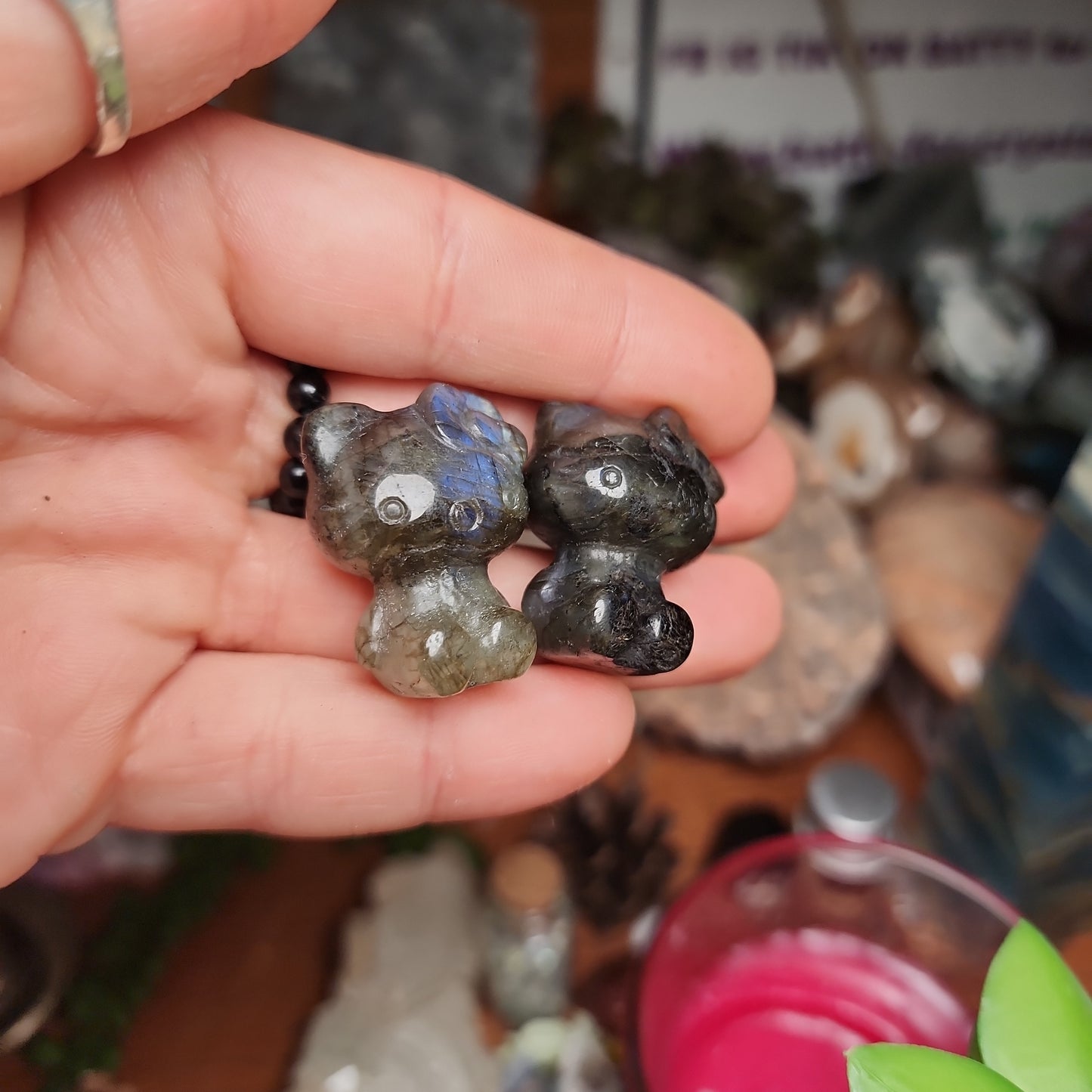 Labradorite Hello Kitty