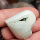 Blue Aragonite Druzy Heart