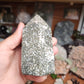 Ocean Jasper Druzy Tower