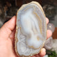 Agate with Quartz Slab