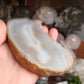 Agate with Quartz Slab