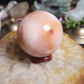 Flower Agate Carnelian Sphere