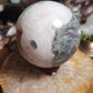 Druzy Moss Agate Sphere