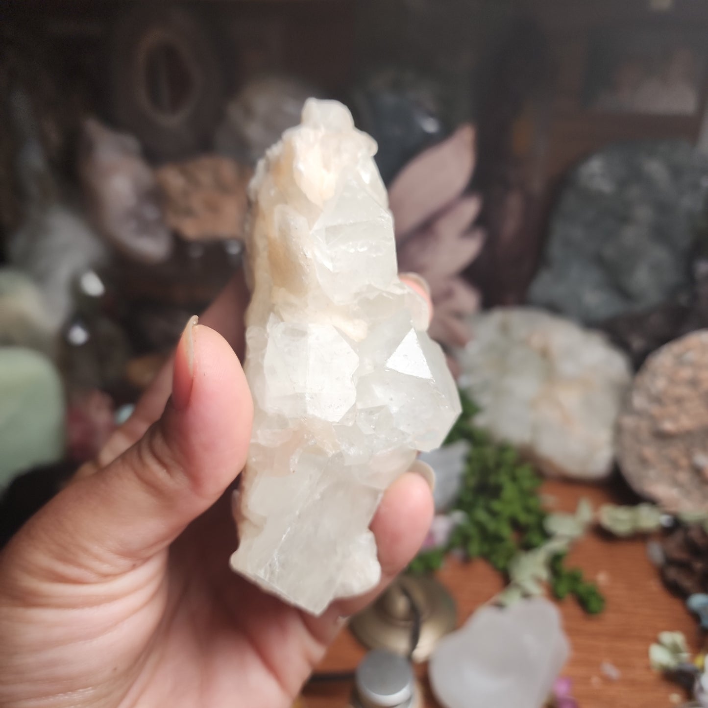 Apophylite & Stillbite Cluster