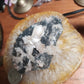 Stillbite on Chalcedony Cluster