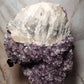 Brazilian Amethyst Large Cluster with Calcite