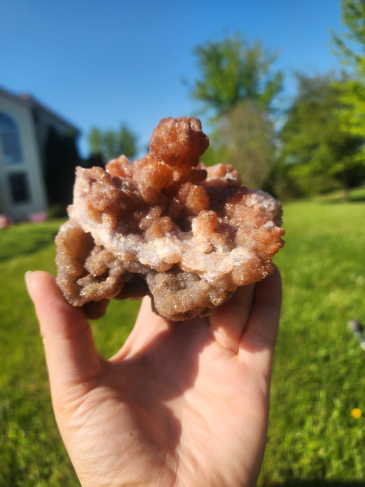 Pink Amethyst Stallactite Druzy Specimen