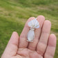 Flashy Moonstone Mushroom Pendant