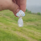 Flashy Moonstone Mushroom Pendant