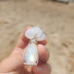 Flashy Moonstone Mushroom Pendant