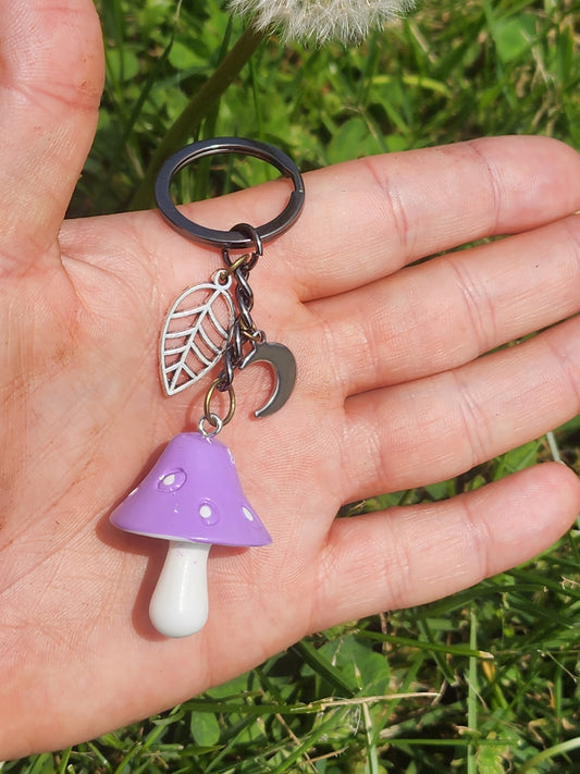 Mushroom Witchy Keychain