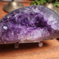 Dark Purple Amethyst Druzy Freeform