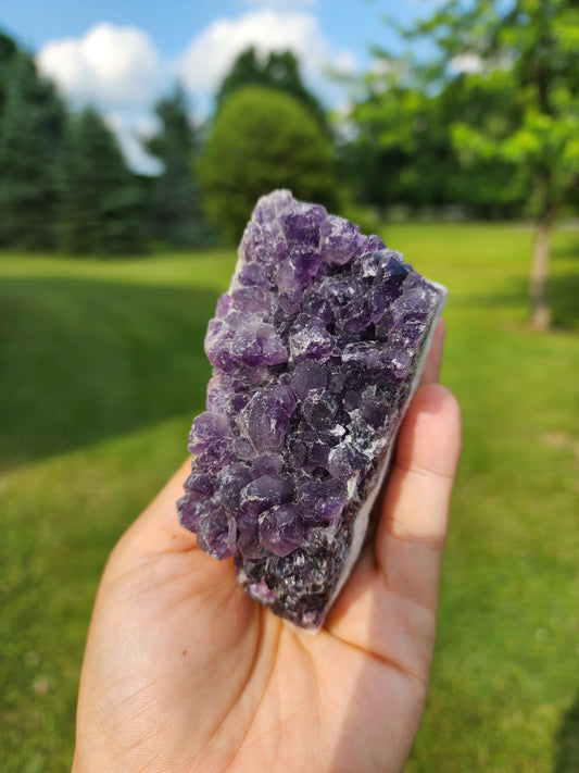 Purple Fluorite Raw Cluster