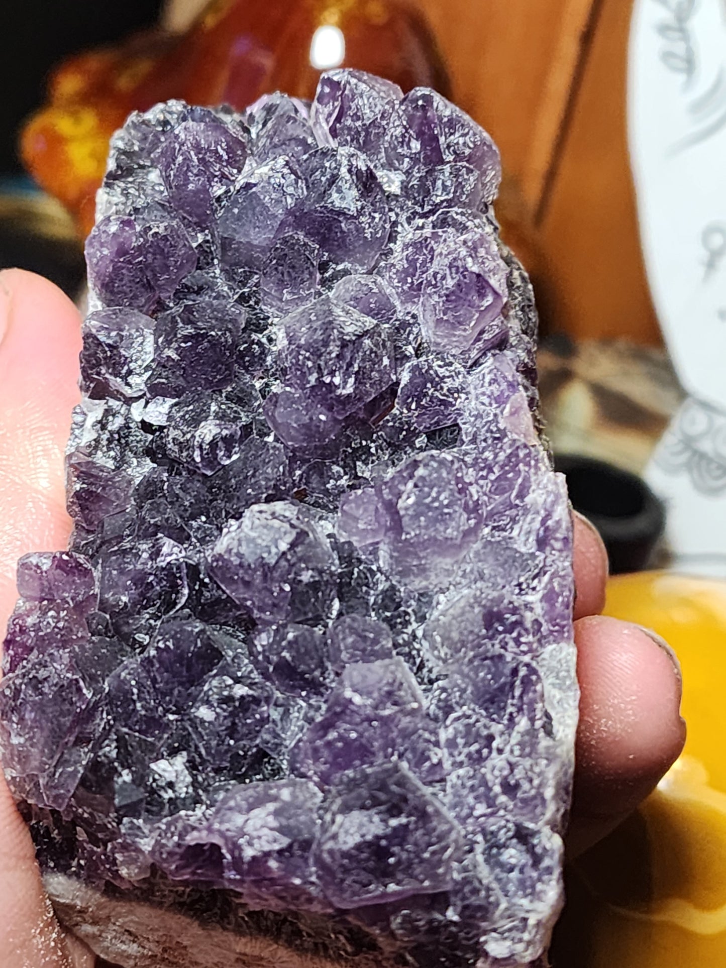 Purple Fluorite Raw Cluster