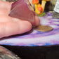 Purple/Yellow Fluorite Pyramid