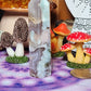Green Flower Agate Druzy Tower
