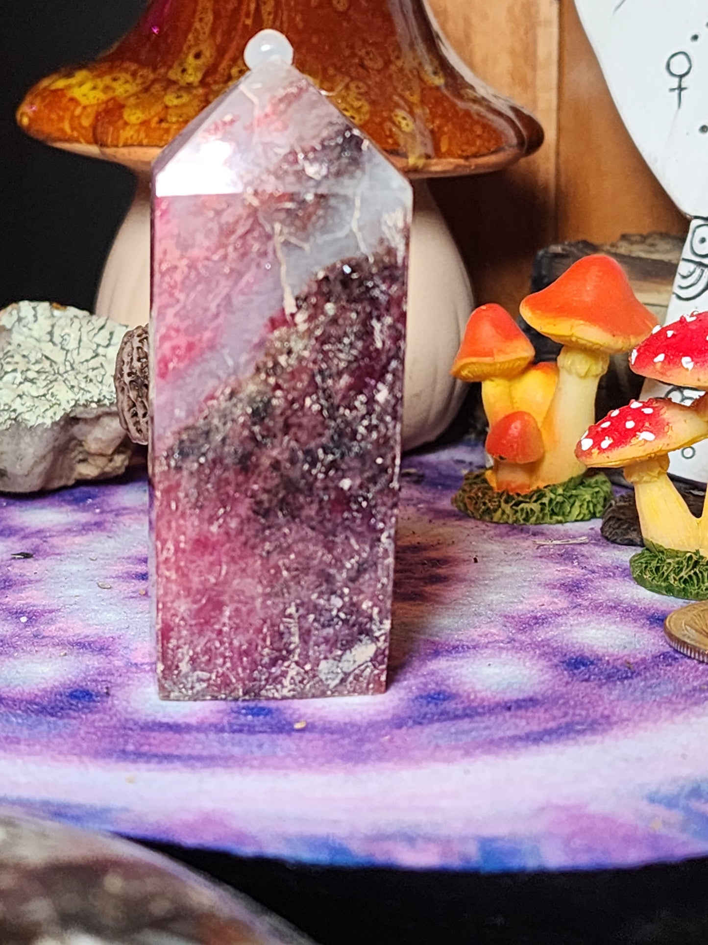 HQ Rhodonite Tower