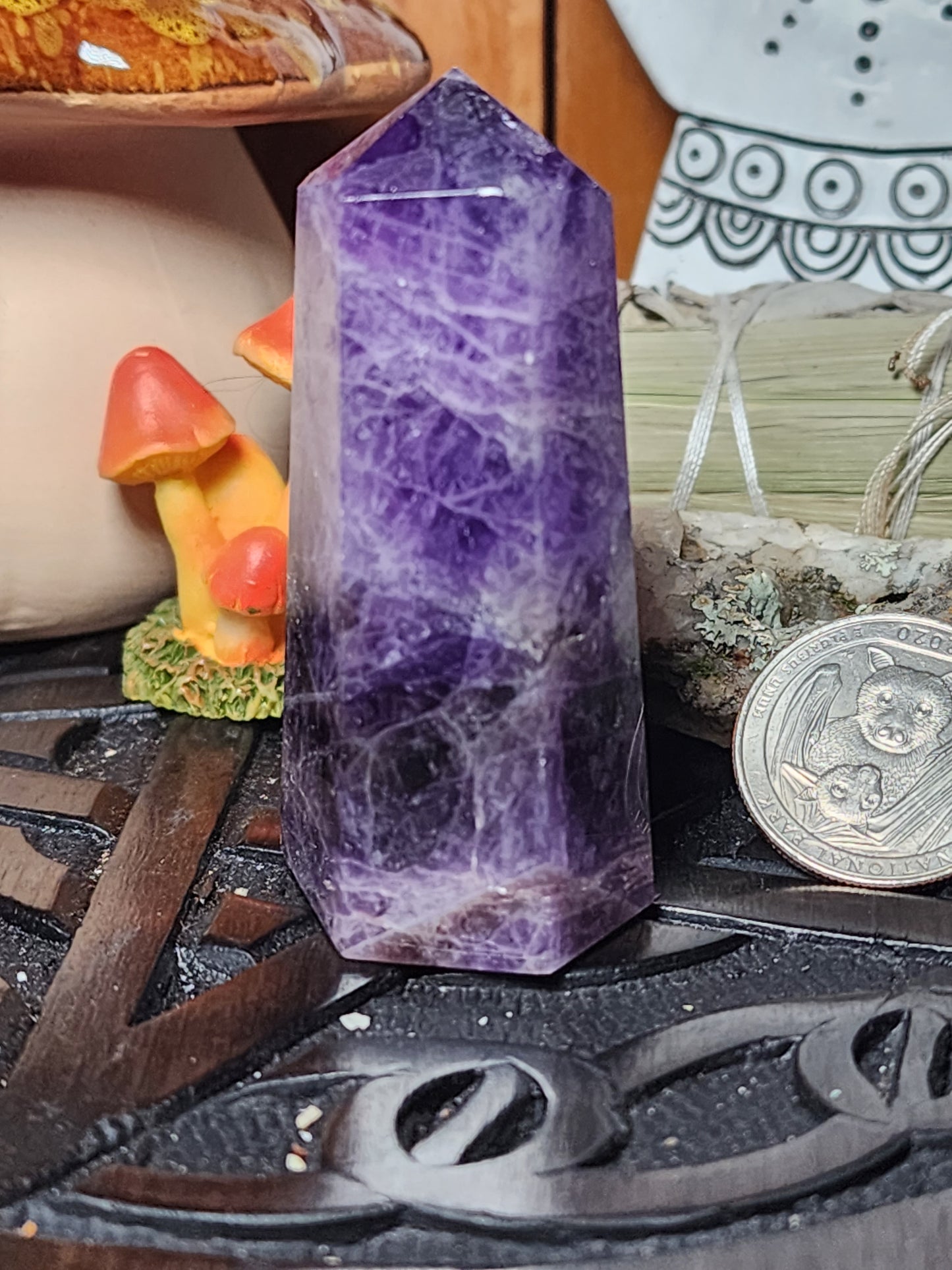 Smokey Amethyst Tower