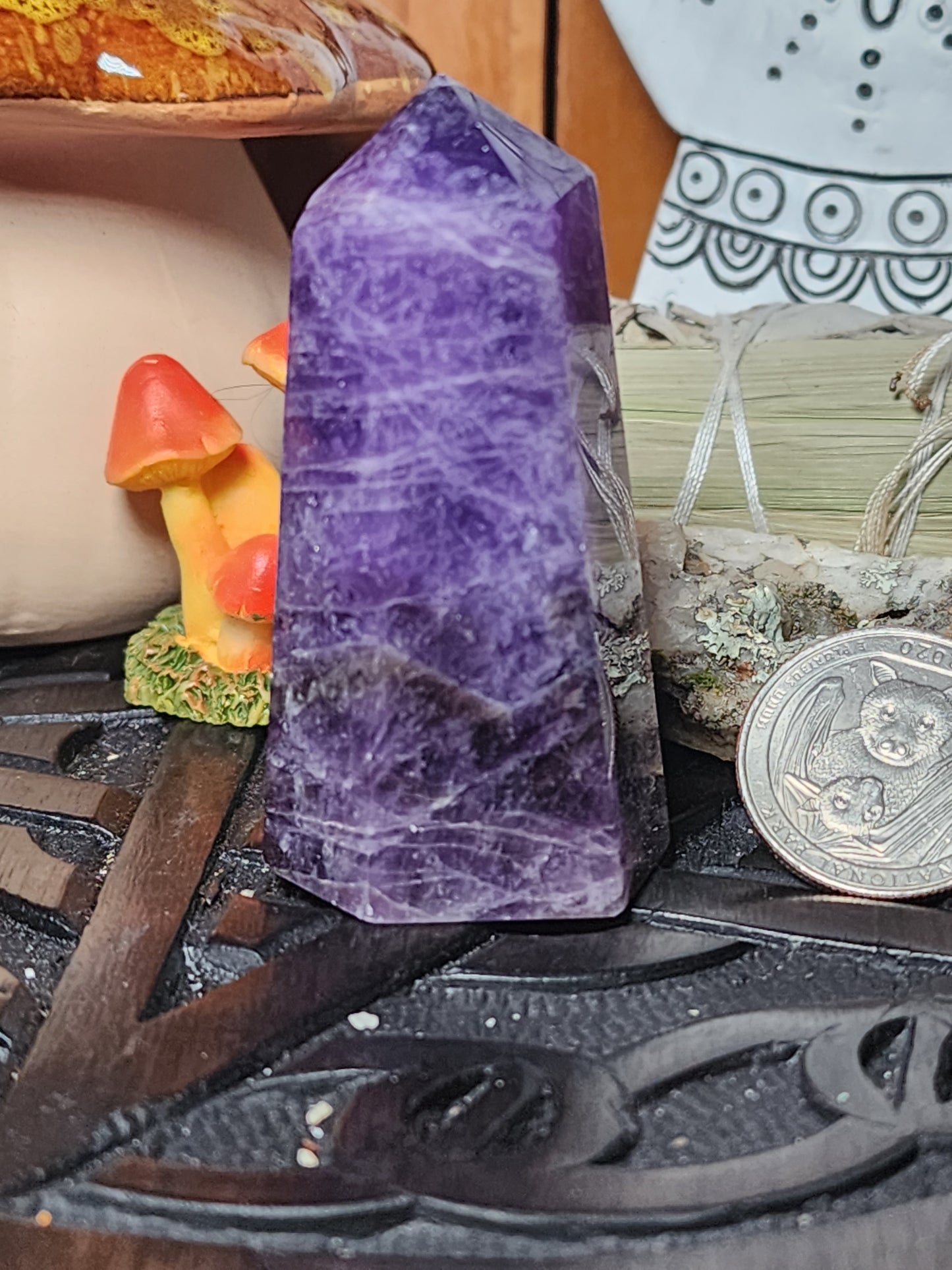 Smokey Amethyst Tower